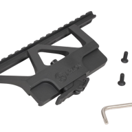 Быстросъемный боковой кронштейн ARKON с планкой weaver на Сайга/АК с выносом  / Аркон с планкой вивер на Сайга или АК