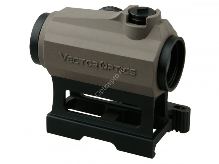 Коллиматор Vector Optics Maverick-III 1x22 FDE Rubber Cover 3 МOA красная