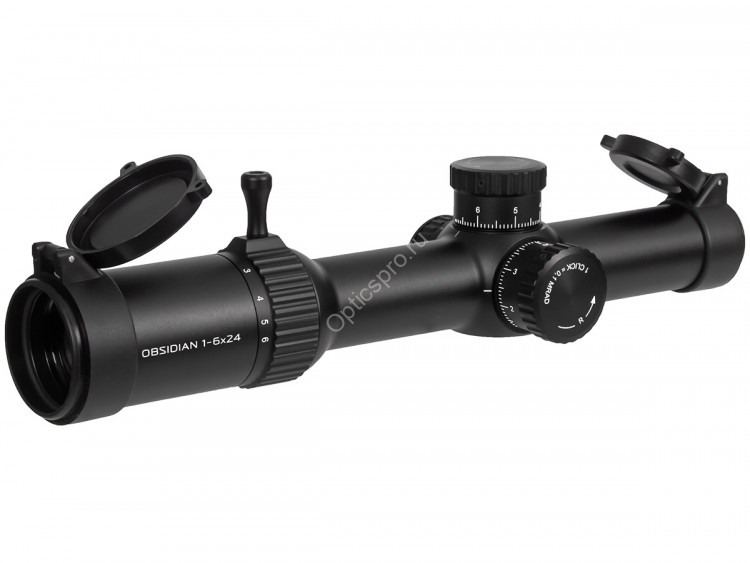 Прицел Gaut Obsidian 1-6x24, сетка 39, 0.1 МIL