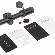 Прицел Gaut Obsidian 1-6x24, сетка 39, 0.1 МIL