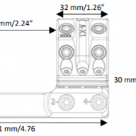 Кронштейн SPUHR Scope Mount 34мм на Picatinny, h=30мм, 13MIL
