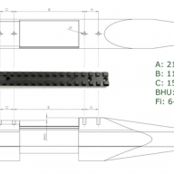 Планка Rusan Picatinny Howa 1500 (long action) 010-19-LA