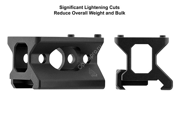 Кронштейн UTG Super Slim база RMR на Picatinny, высокий (h=0,87in)