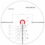 Прицел Vector Optics Continental 34mm 1-6x28 FFP, сетка VCT-BNW (MIL)