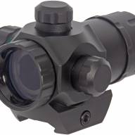 Коллиматор Target Optic 1x21, Weaver, зелёная/красная марка, точка 2 MOA
