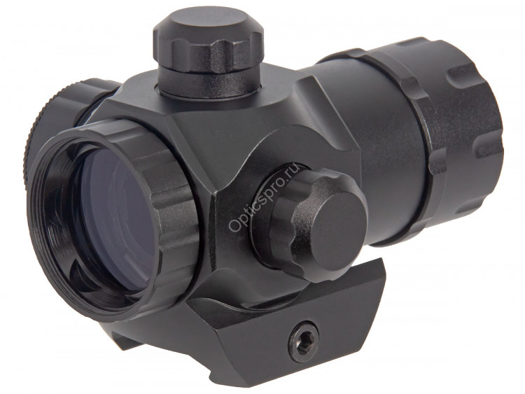 Коллиматор Target Optic 1x21, Weaver, красная марка, точка 2 MOA