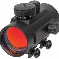 Коллиматор Target Optic 1x40, Weaver, красная марка,точка 2 MOA