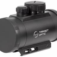 Коллиматор Target Optic 1x40, Weaver, красная марка,точка 2 MOA