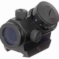 Коллиматор Target Optic 1x20, Weaver, красная марка, точка 2 MOA, проставка