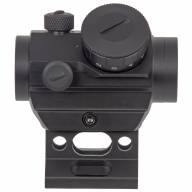 Коллиматор Target Optic 1x20, Weaver, красная марка, точка 2 MOA, проставка