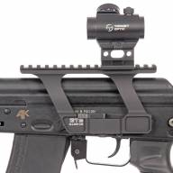 Коллиматор Target Optic 1x20, Weaver, красная марка, точка 2 MOA, проставка